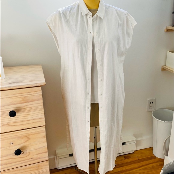 Frank & Oak - The Midi Linen Commuter Dress - NWT - Picture 10 of 16